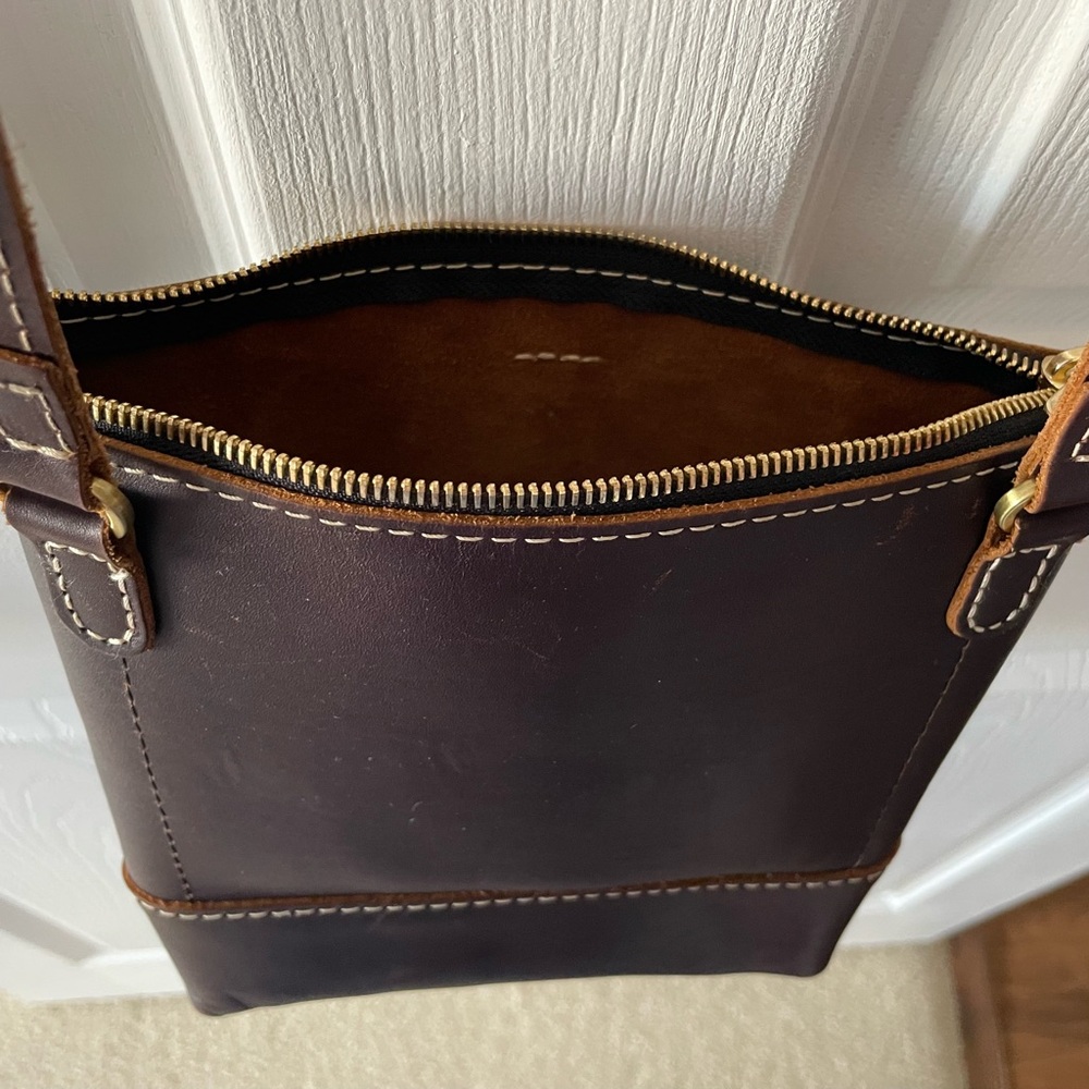 PORTLAND LEATHER FESTIVAL BAG PURSE HANDBAG EXCELLENT CONDITION BOHO BARELY USED - Picture 6 of 14